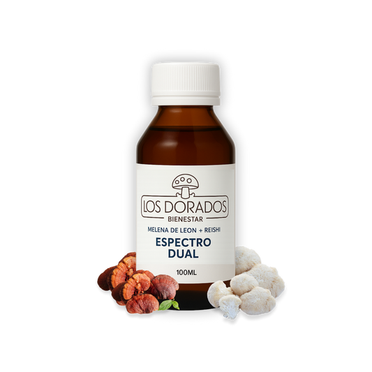 Espectro Dual – Melena de León 65% + Reishi 35% (Triple extracto) – 100 ml