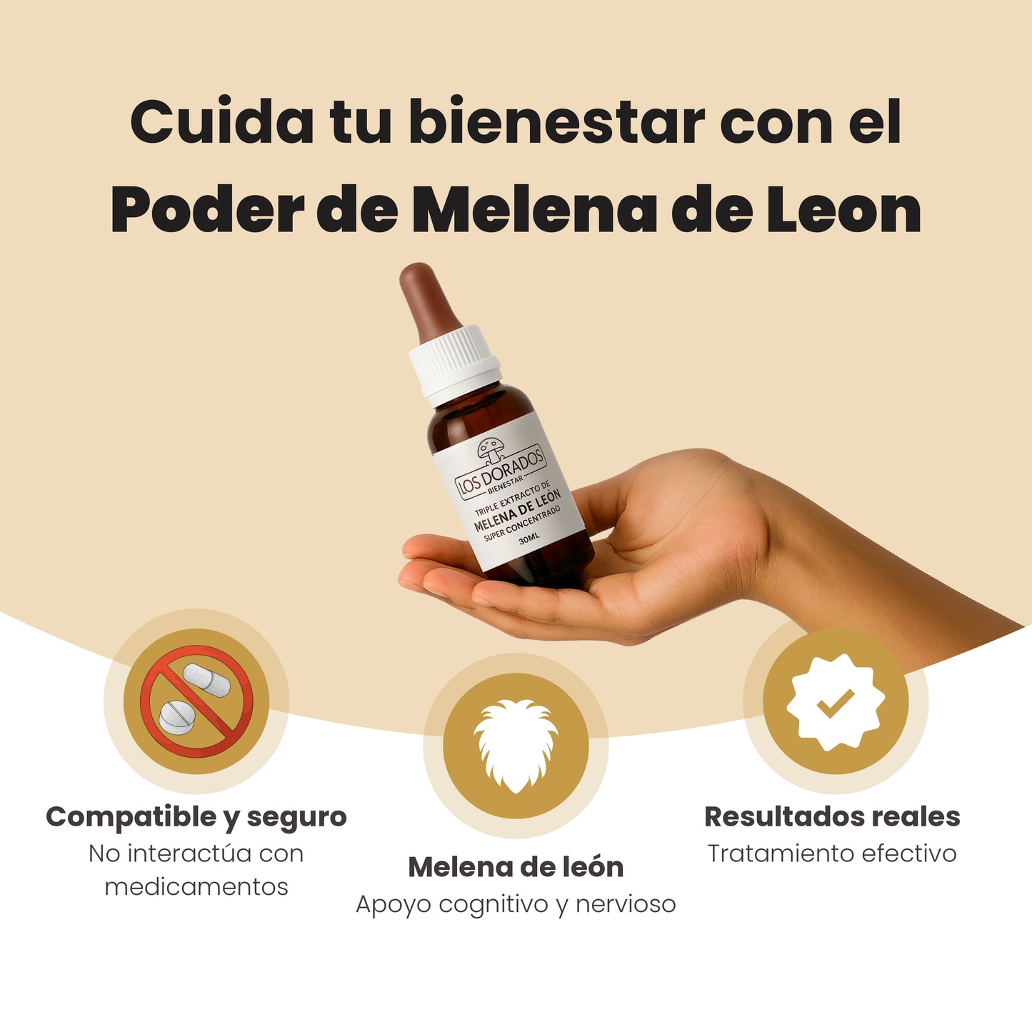 Melena de León – Triple extracto puro – 30 ml