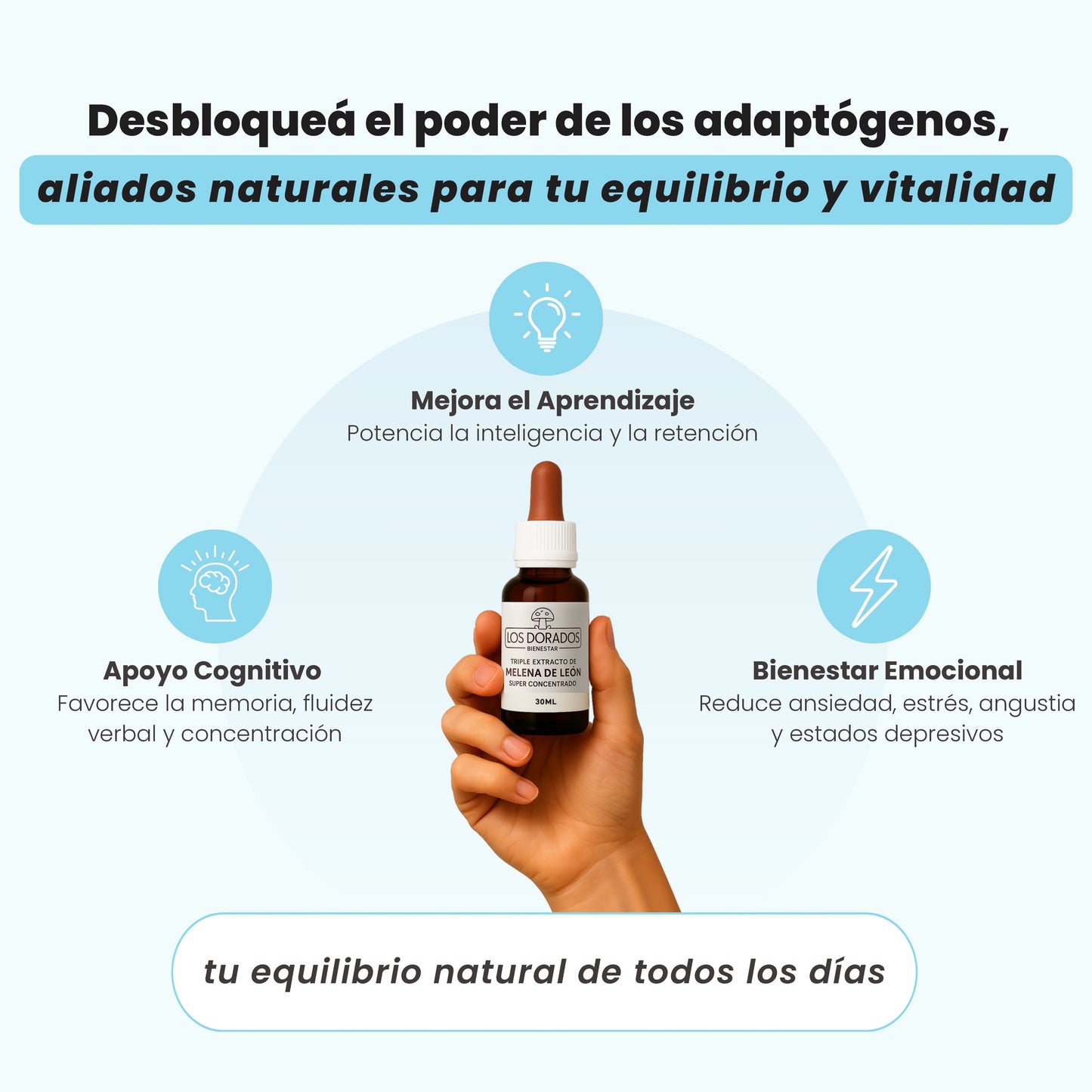 Melena de León – Triple extracto puro – 30 ml