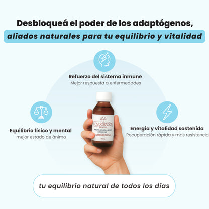 Espectro Dual – Melena de León 65% + Reishi 35% (Triple extracto) – 100 ml