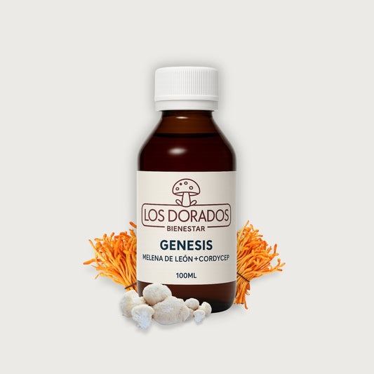 Génesis – Melena de León + Cordyceps (Triple extracto) – 100 ml