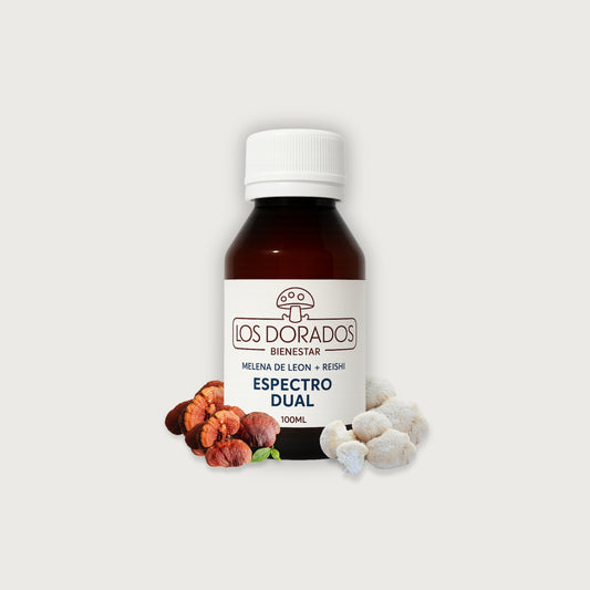 Espectro Dual – Melena de León 65% + Reishi 35% (Triple extracto) – 100 ml